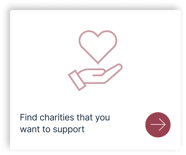 UX Find Charities